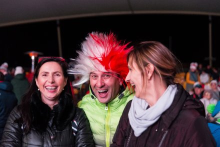 Strefa Kibica w wiślańskim amfiteatrze